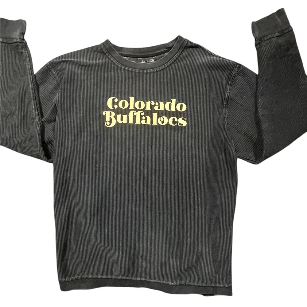 Women’s Colorado Buffaloes Sweatshirt XL Dark Gray With Thumbholes